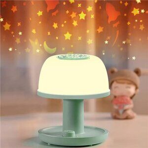 Toddler Night Light Lamp, Dimmable LED Bedside Lamp with Star